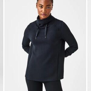 NWT SPANX Air Essentials Pullover in Very Black - Size XL